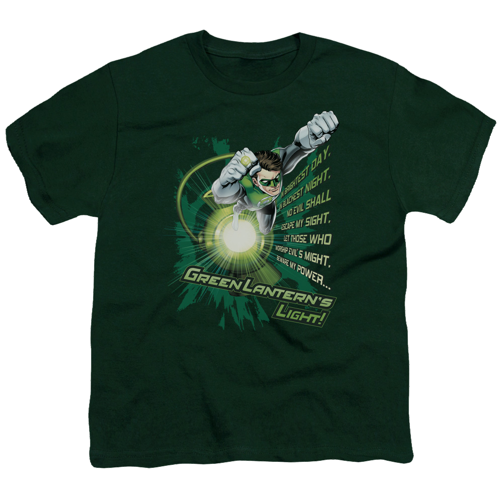 Green Lantern Flying Oath - Youth T-Shirt Youth T-Shirt (Ages 8-12) Green Lantern   