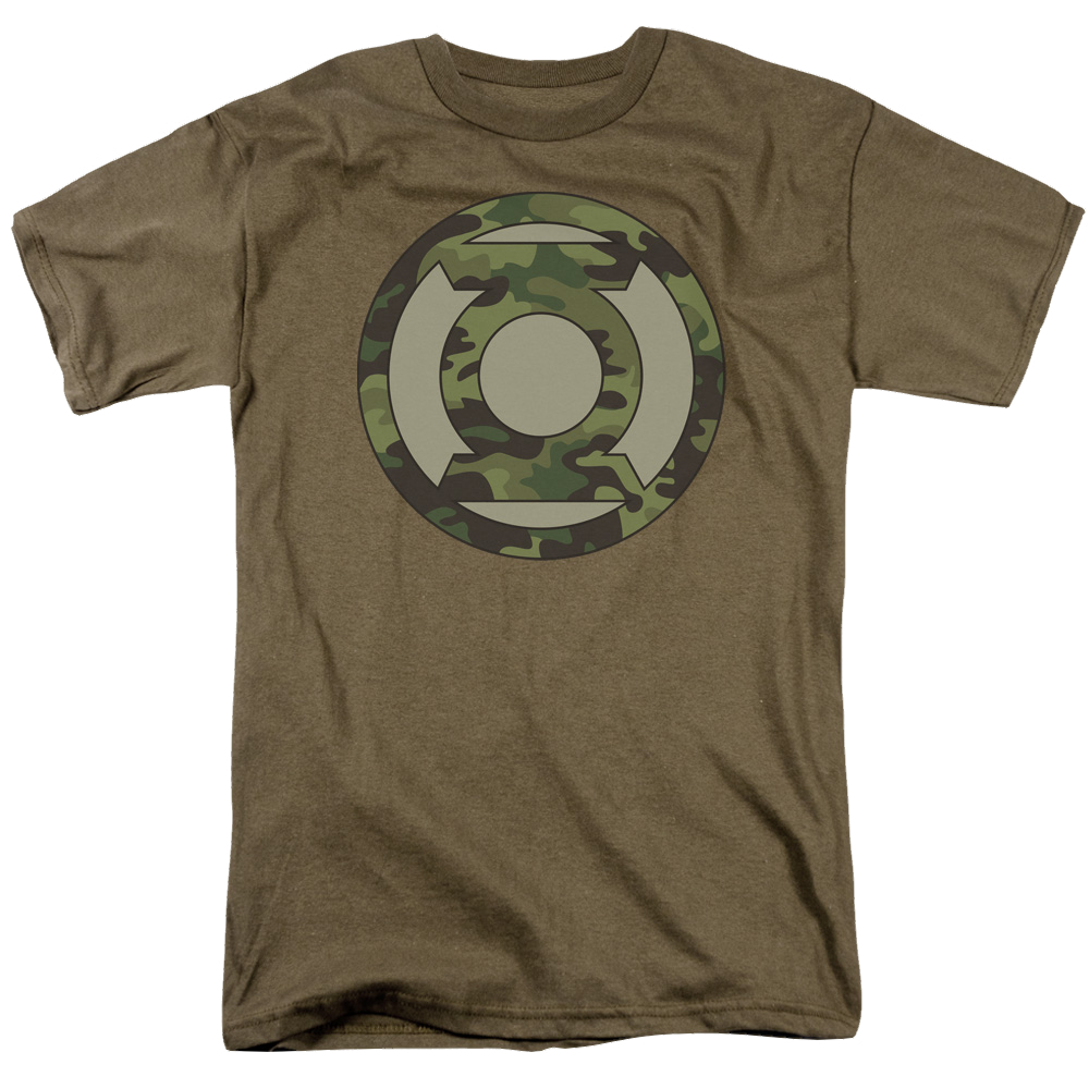 Green Lantern Camo Logo - Men's Regular Fit T-Shirt Men's Regular Fit T-Shirt Green Lantern   