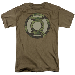 Green Lantern Camo Logo - Men's Regular Fit T-Shirt Men's Regular Fit T-Shirt Green Lantern   