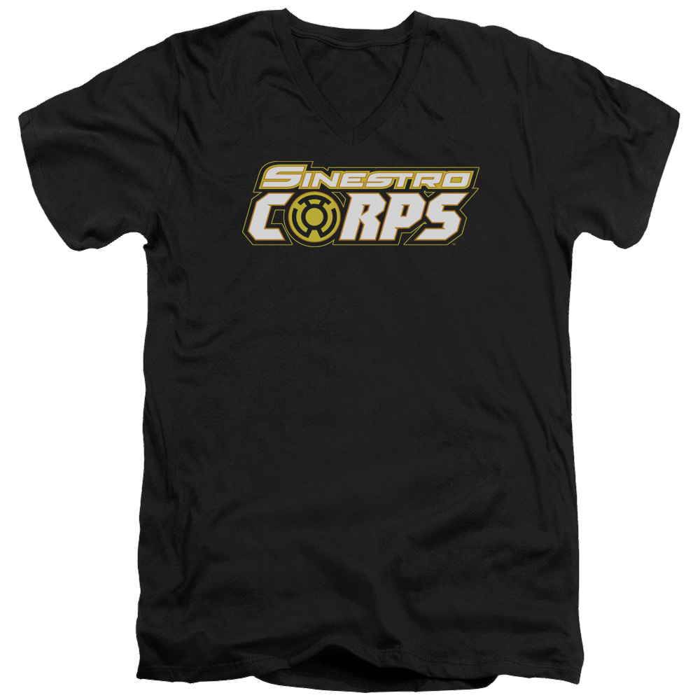 Green Lantern Sinestro Corps Logo - Men's V-Neck T-Shirt Men's V-Neck T-Shirt Green Lantern   