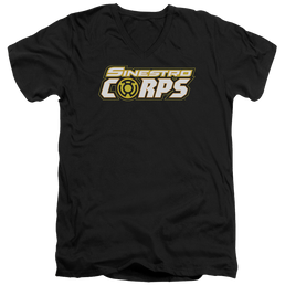 Green Lantern Sinestro Corps Logo - Men's V-Neck T-Shirt Men's V-Neck T-Shirt Green Lantern   