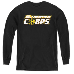 Green Lantern Sinestro Corps Logo - Youth Long Sleeve T-Shirt Youth Long Sleeve T-Shirt Green Lantern   