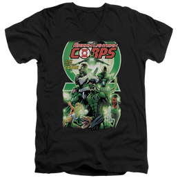 Green Lantern Gl Corps #25 Cover - Men's V-Neck T-Shirt Men's V-Neck T-Shirt Green Lantern   