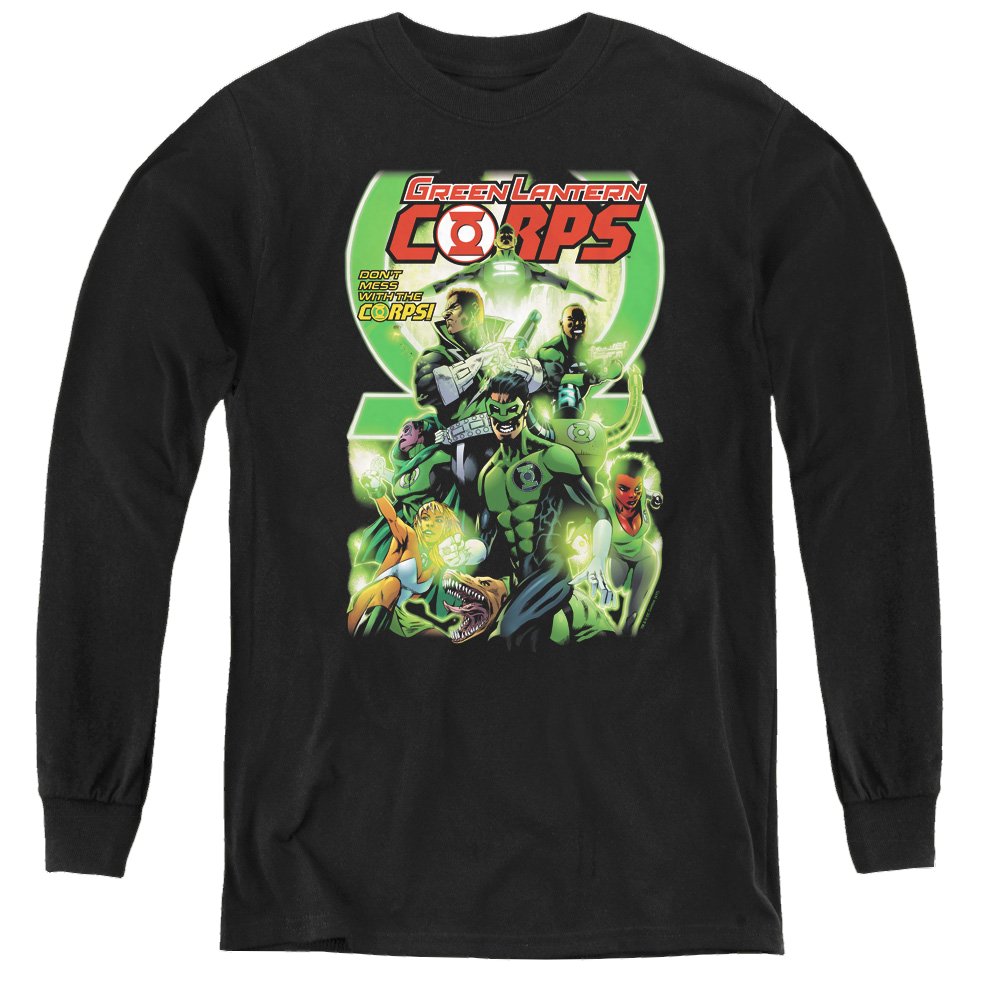 Green Lantern Gl Corps #25 Cover - Youth Long Sleeve T-Shirt Youth Long Sleeve T-Shirt Green Lantern   