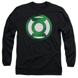 Green Lantern Green Chrome Logo - Men's Long Sleeve T-Shirt Men's Long Sleeve T-Shirt Green Lantern   