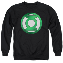 Green Lantern Green Chrome Logo - Men's Crewneck Sweatshirt Men's Crewneck Sweatshirt Green Lantern   
