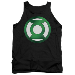 Green Lantern Green Chrome Logo Men's Tank Men's Tank Green Lantern   