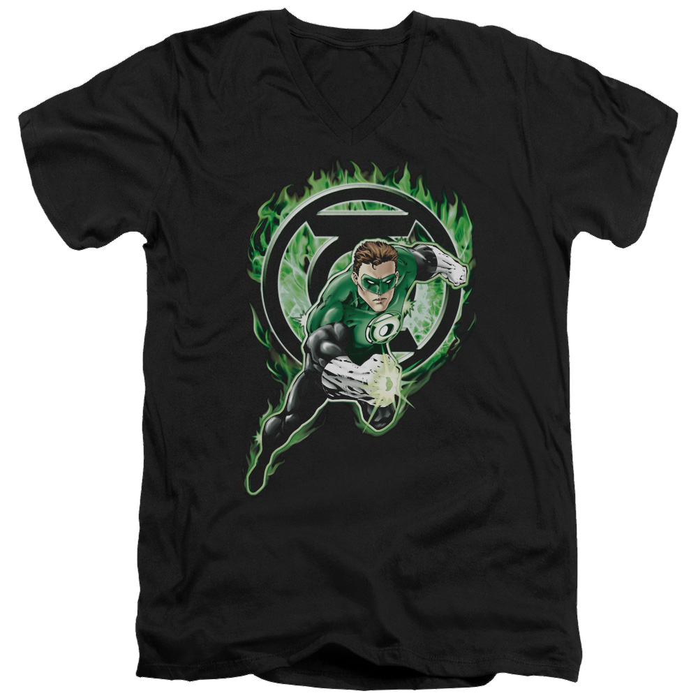 Green Lantern Space Cop - Men's V-Neck T-Shirt Men's V-Neck T-Shirt Green Lantern   