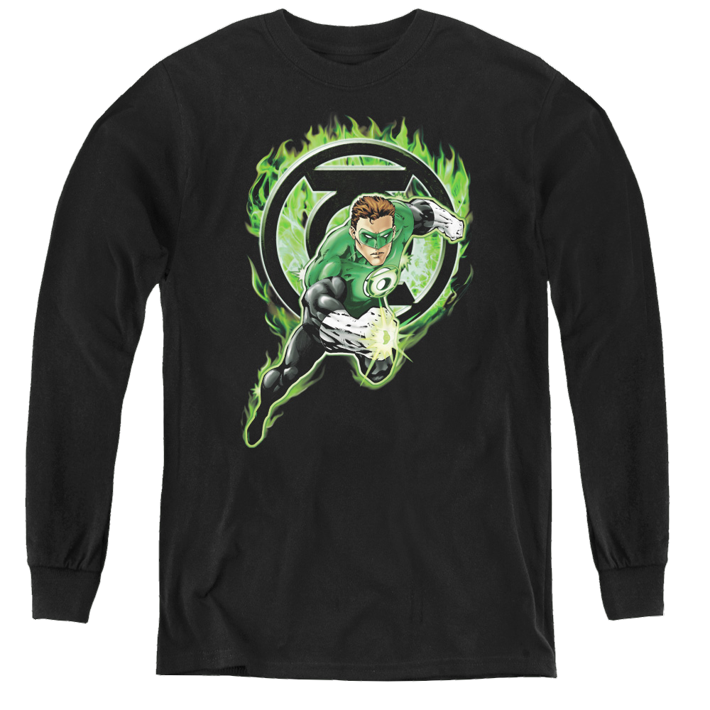 Green Lantern Space Cop - Youth Long Sleeve T-Shirt Youth Long Sleeve T-Shirt Green Lantern   