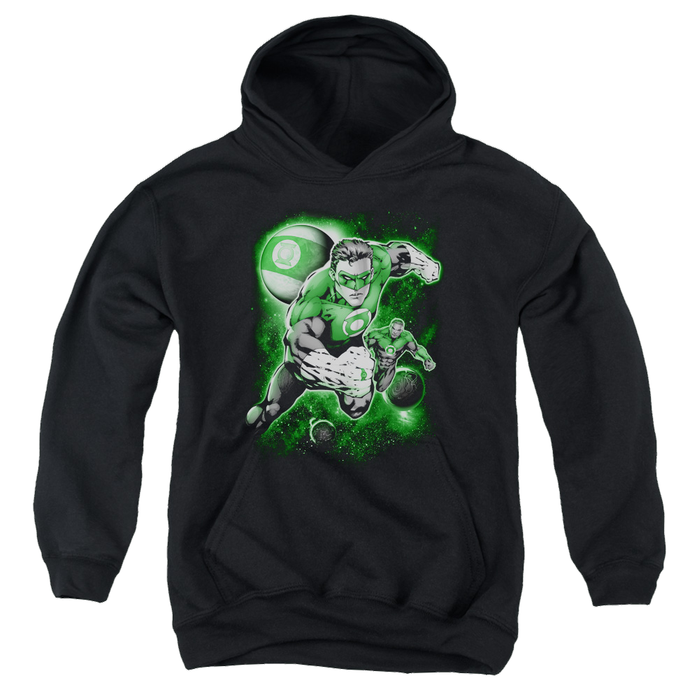 Green Lantern Lantern Planet - Youth Hoodie Youth Hoodie (Ages 8-12) Green Lantern   