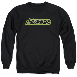 Green Lantern Scribble Title - Men's Crewneck Sweatshirt Men's Crewneck Sweatshirt Green Lantern   