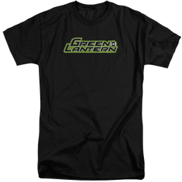 Green Lantern Scribble Title - Men's Tall Fit T-Shirt Men's Tall Fit T-Shirt Green Lantern   