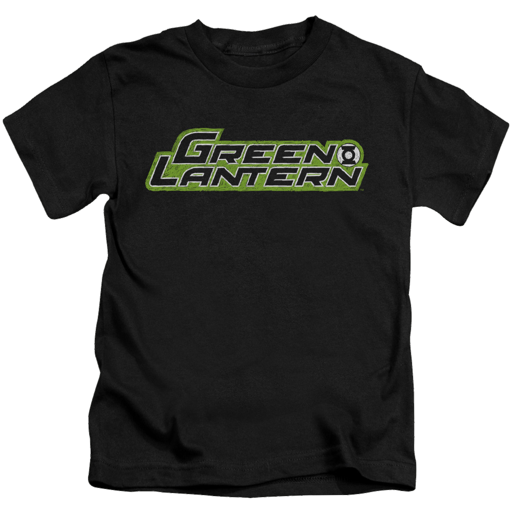 Green Lantern Scribble Title - Kid's T-Shirt Kid's T-Shirt (Ages 4-7) Green Lantern   