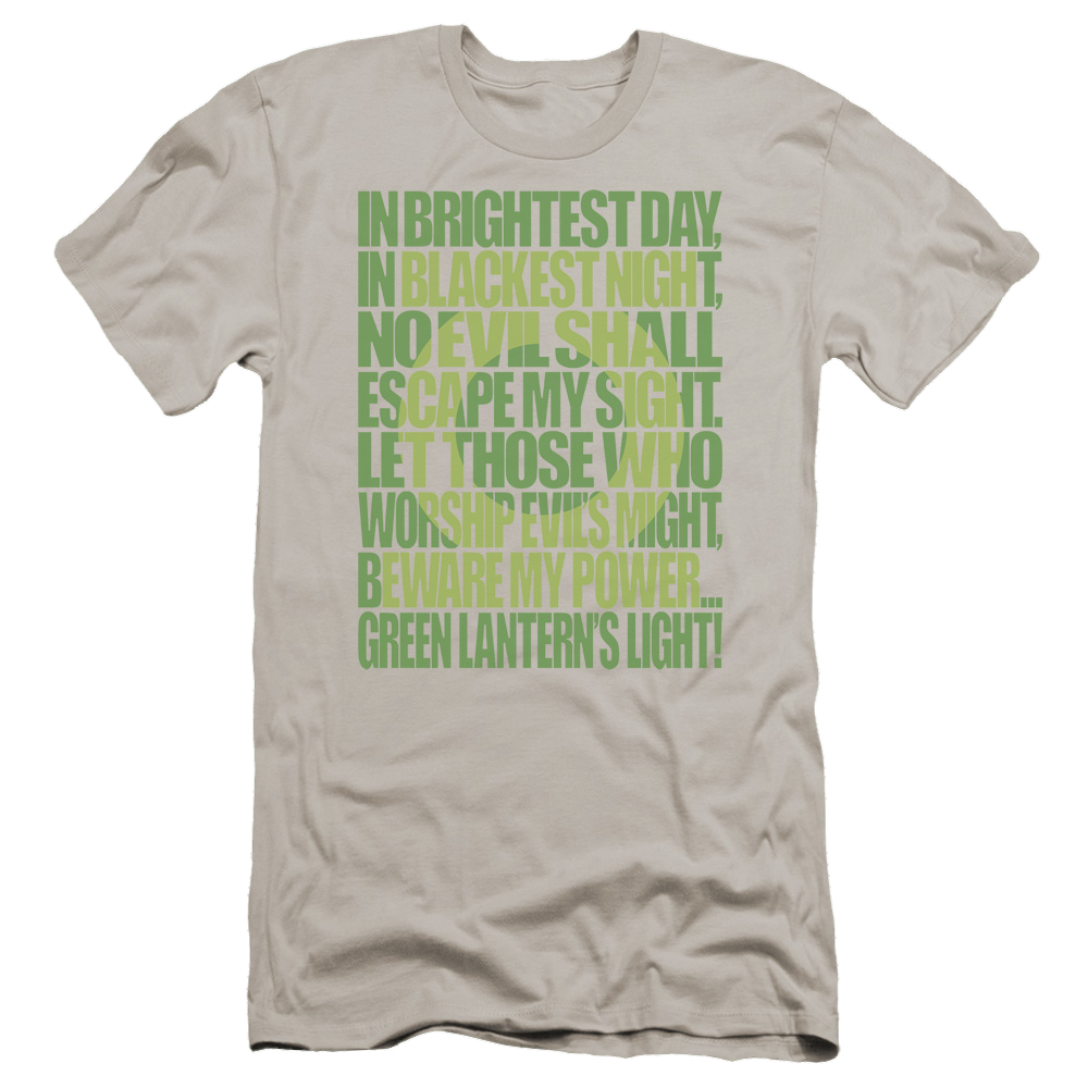 Green Lantern Green Lantern Oath - Men's Premium Slim Fit T-Shirt Men's Premium Slim Fit T-Shirt Green Lantern   