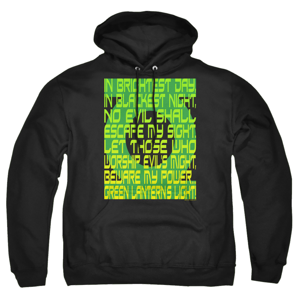 Green Lantern Green Lantern Oath - Pullover Hoodie Pullover Hoodie Green Lantern   