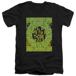 Green Lantern Green Lantern Oath - Men's V-Neck T-Shirt Men's V-Neck T-Shirt Green Lantern   