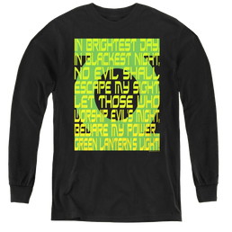 Green Lantern Green Lantern Oath - Youth Long Sleeve T-Shirt Youth Long Sleeve T-Shirt Green Lantern   