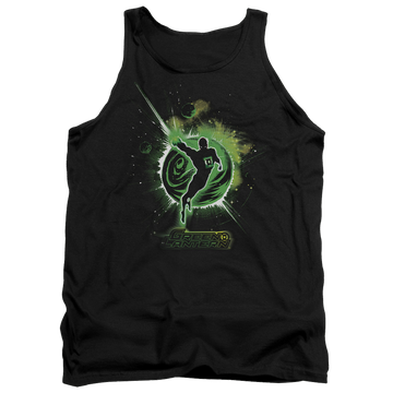 Black men's tank with Green Lantern Shadow Lantern graphic