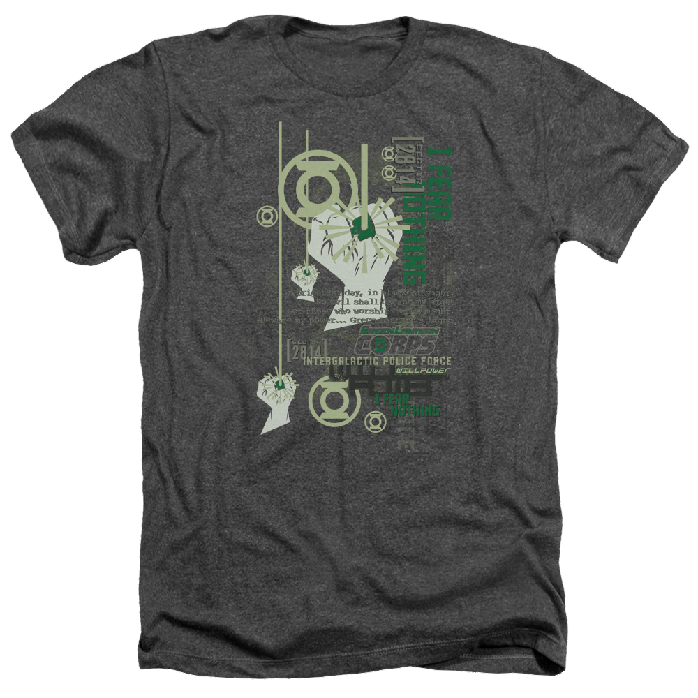 Green Lantern Core Strength - Men's Heather T-Shirt Men's Heather T-Shirt Green Lantern   