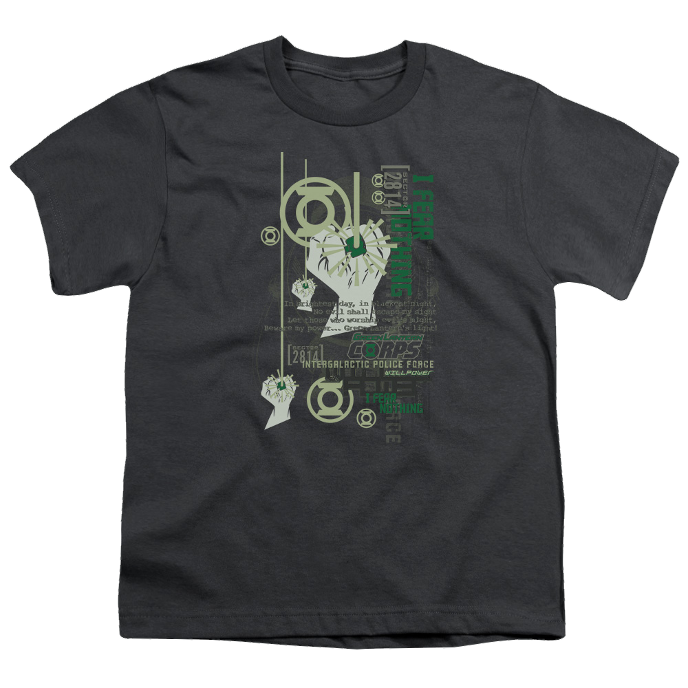 Green Lantern Core Strength - Kid's T-Shirt Kid's T-Shirt (Ages 4-7) Green Lantern   