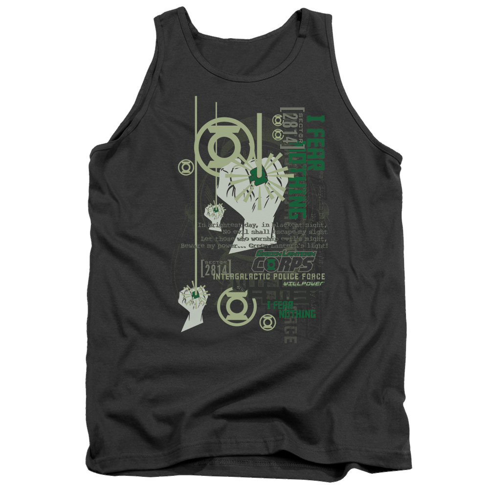 Green Lantern Core Strength Men's Tank Men's Tank Green Lantern   