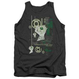 Green Lantern Core Strength Men's Tank Men's Tank Green Lantern   