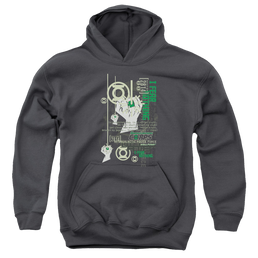 Green Lantern Core Strength - Youth Hoodie Youth Hoodie (Ages 8-12) Green Lantern   