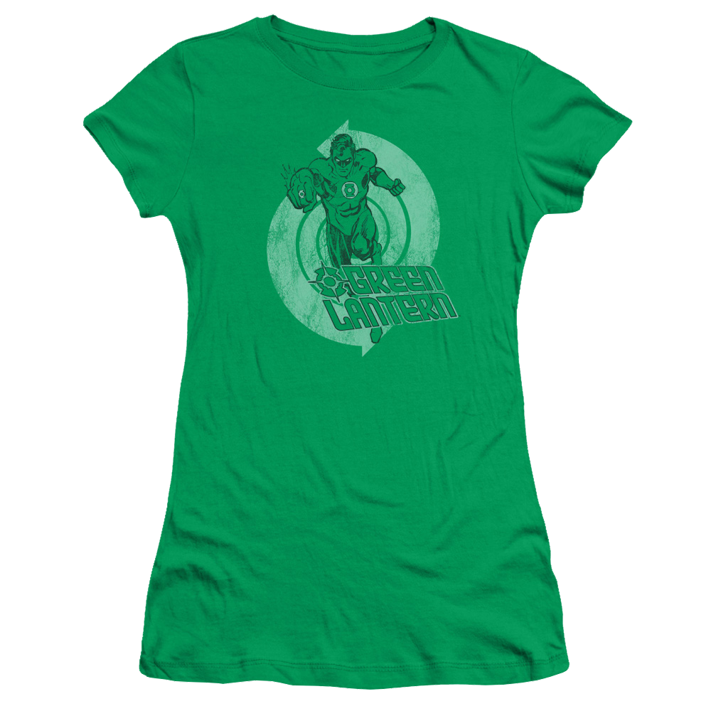 Green Lantern Power - Juniors T-Shirt Juniors T-Shirt Green Lantern   