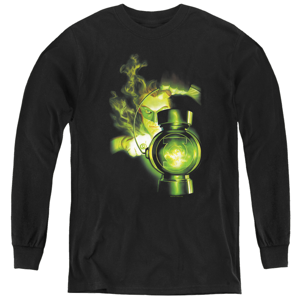 Green Lantern Lantern Light - Youth Long Sleeve T-Shirt Youth Long Sleeve T-Shirt Green Lantern   