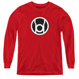 Green Lantern Red Lantern Logo - Youth Long Sleeve T-Shirt Youth Long Sleeve T-Shirt Green Lantern   