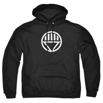 Black pullover hoodie with Green Lantern Black Lantern Logo graphic