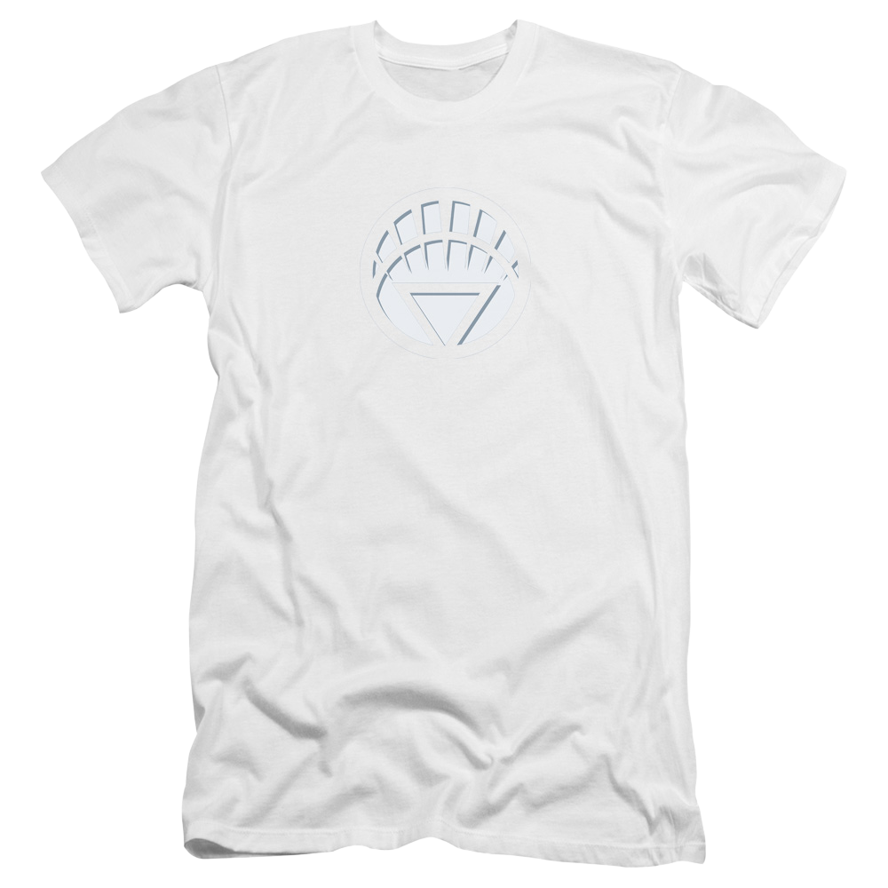 Green Lantern White Lantern Logo - Men's Premium Slim Fit T-Shirt Men's Premium Slim Fit T-Shirt Green Lantern   
