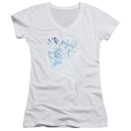 Green Lantern White Lantern Sinestro - Juniors V-Neck T-Shirt Juniors V-Neck T-Shirt Green Lantern   