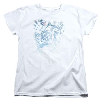 White women's t-shirt with Green Lantern White Lantern Sinestro graphic