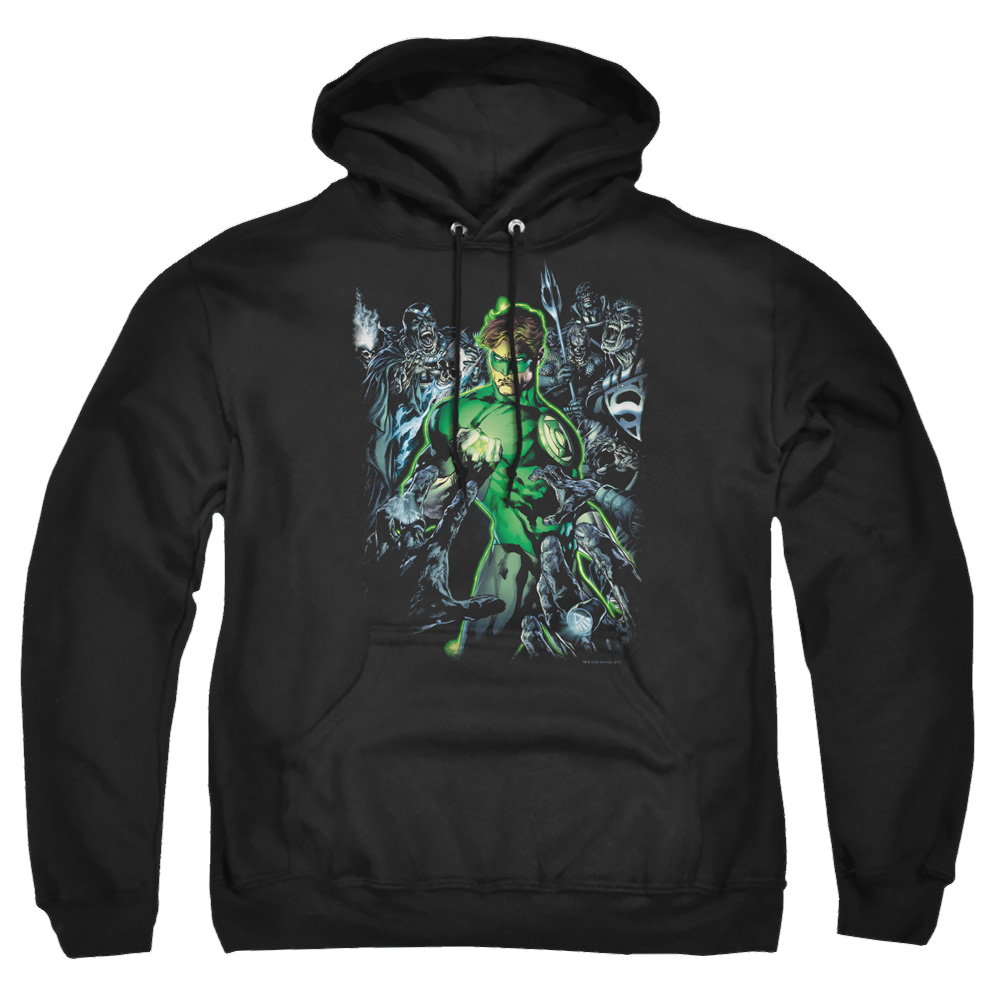 Green Lantern Surrounded By Death - Pullover Hoodie Pullover Hoodie Green Lantern   