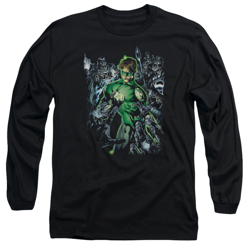 Green Lantern Surrounded By Death - Men's Long Sleeve T-Shirt Men's Long Sleeve T-Shirt Green Lantern   