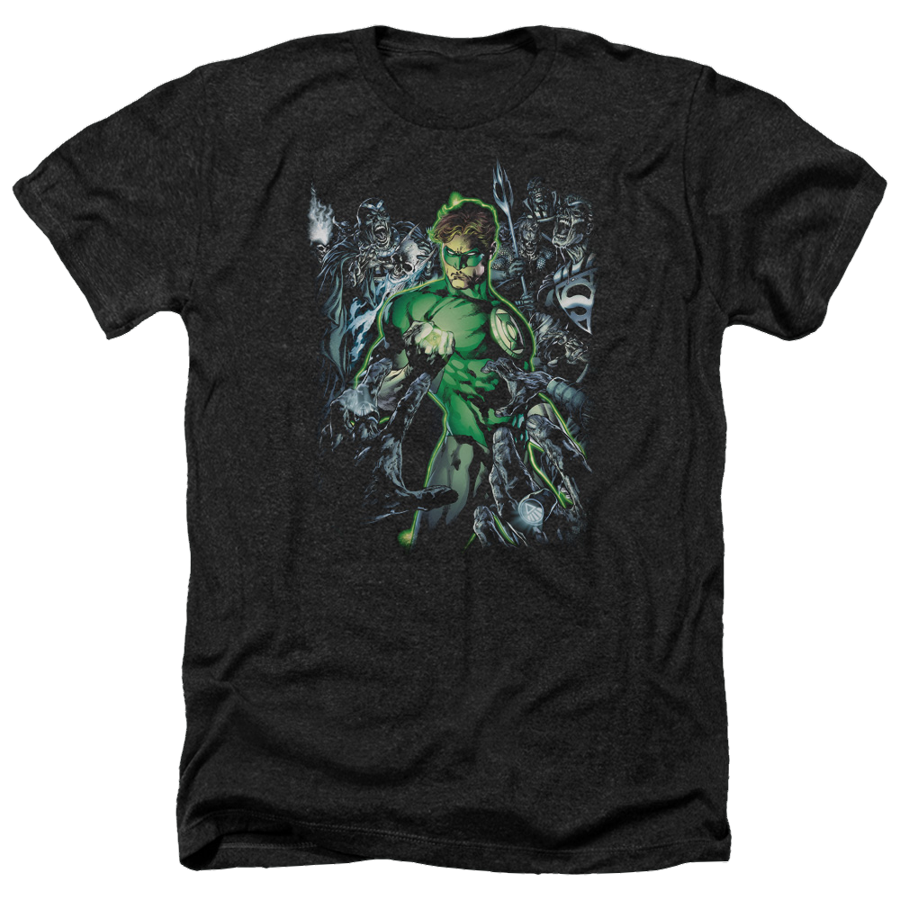 Green Lantern Surrounded By Death - Men's Heather T-Shirt Men's Heather T-Shirt Green Lantern   
