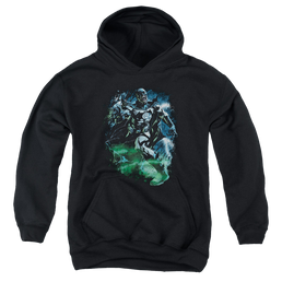 Green Lantern Black Lantern Batman - Youth Hoodie Youth Hoodie (Ages 8-12) Green Lantern   