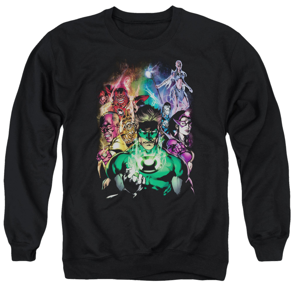 Green Lantern The New Guardians - Men's Crewneck Sweatshirt Men's Crewneck Sweatshirt Green Lantern   
