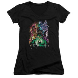 Green Lantern The New Guardians - Juniors V-Neck T-Shirt Juniors V-Neck T-Shirt Green Lantern   