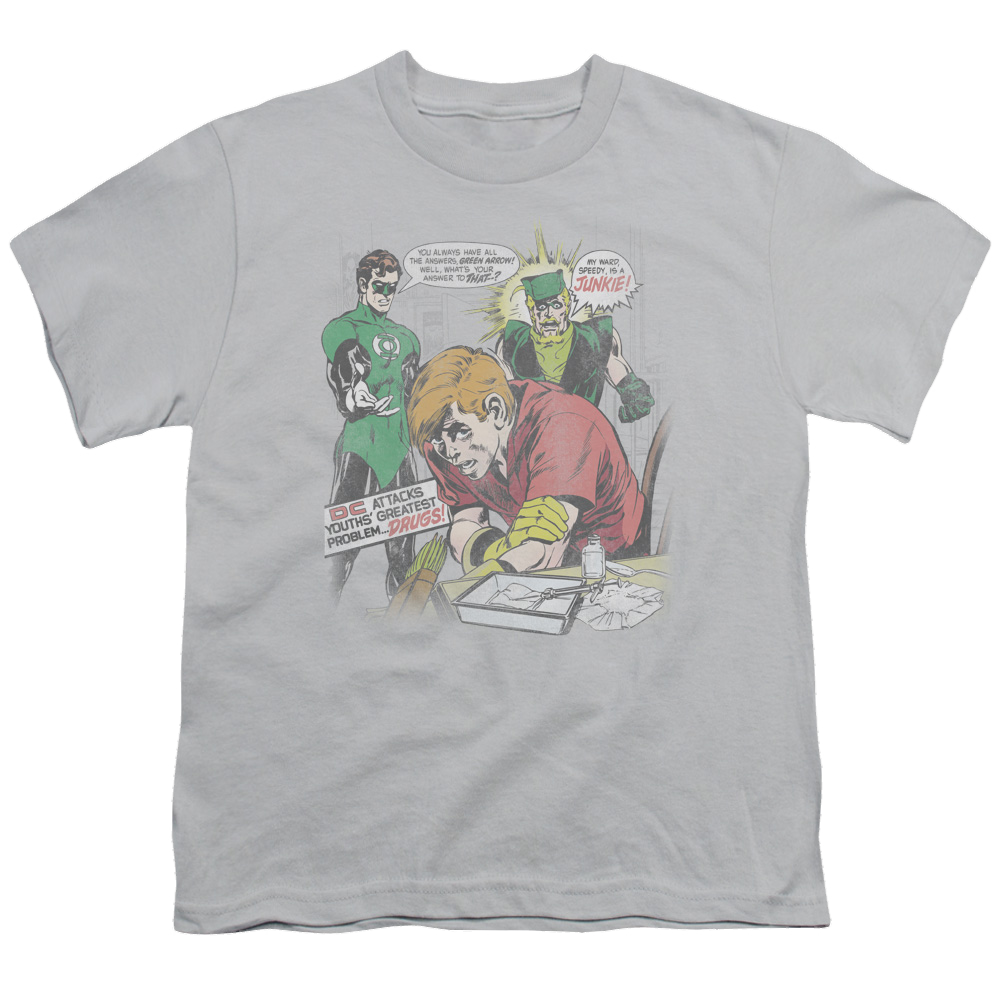 Green Lantern Speedy Junkie - Youth T-Shirt Youth T-Shirt (Ages 8-12) Green Lantern   