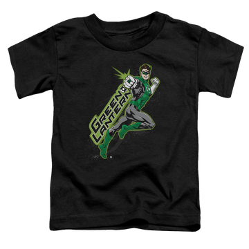 Black toddler t-shirt with Green Lantern Among The Stars graphic