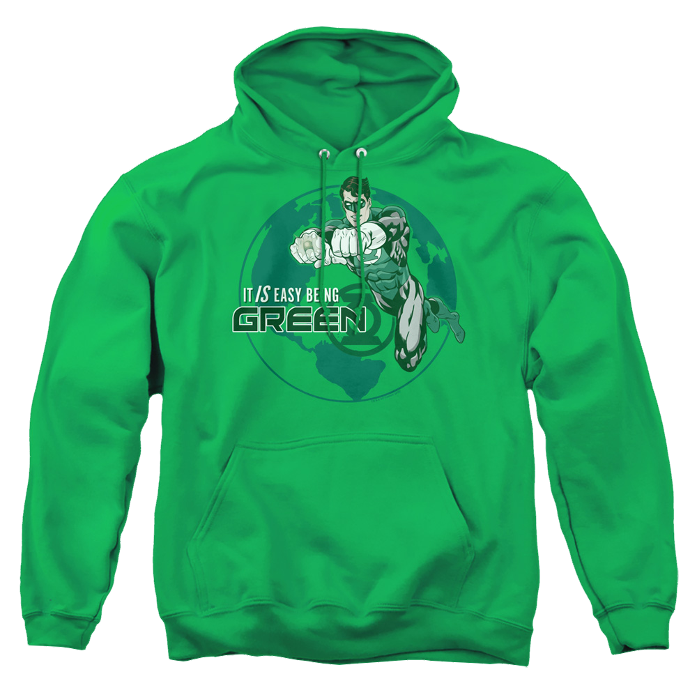 Green Lantern Easy Being Green - Pullover Hoodie Pullover Hoodie Green Lantern   