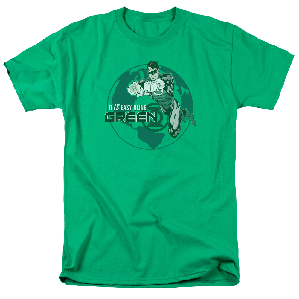 Green Lantern Easy Being Green - Men's Regular Fit T-Shirt Men's Regular Fit T-Shirt Green Lantern   