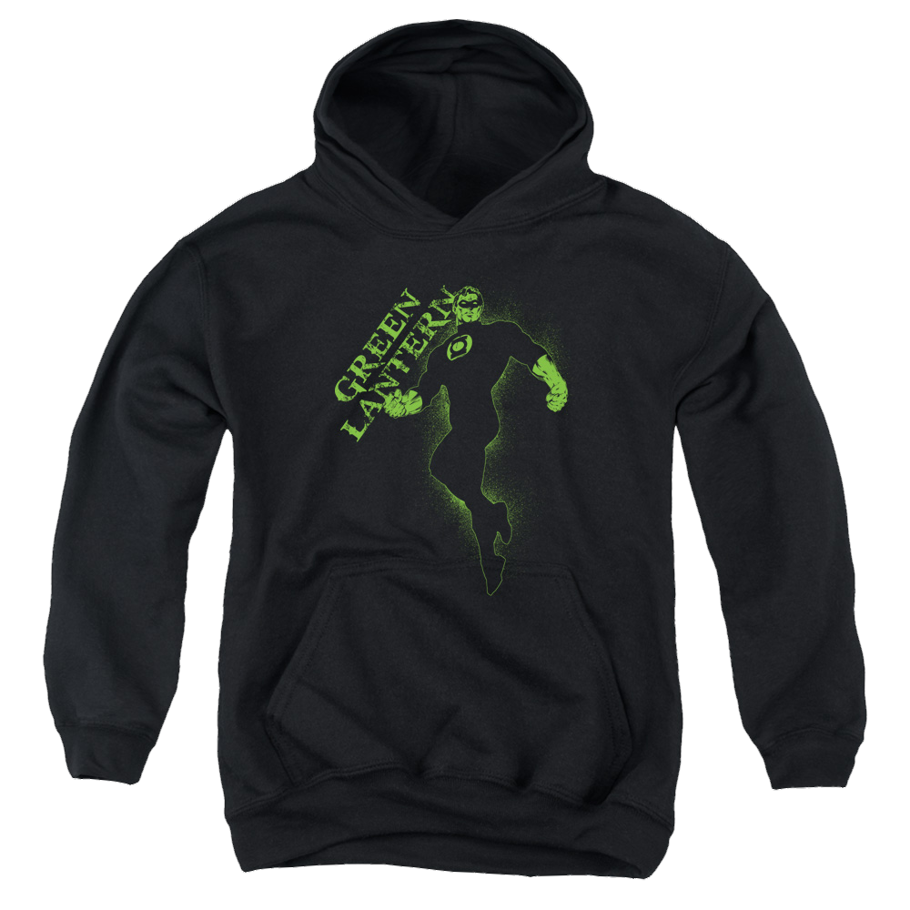 Green Lantern Lantern Darkness - Youth Hoodie Youth Hoodie (Ages 8-12) Green Lantern   