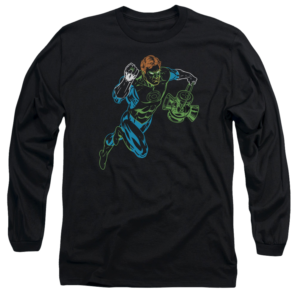 Green Lantern Neon Lantern - Men's Long Sleeve T-Shirt Men's Long Sleeve T-Shirt Green Lantern   