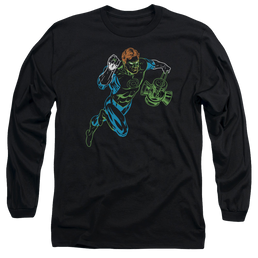 Green Lantern Neon Lantern - Men's Long Sleeve T-Shirt Men's Long Sleeve T-Shirt Green Lantern   