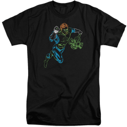 Green Lantern Neon Lantern - Men's Tall Fit T-Shirt Men's Tall Fit T-Shirt Green Lantern   