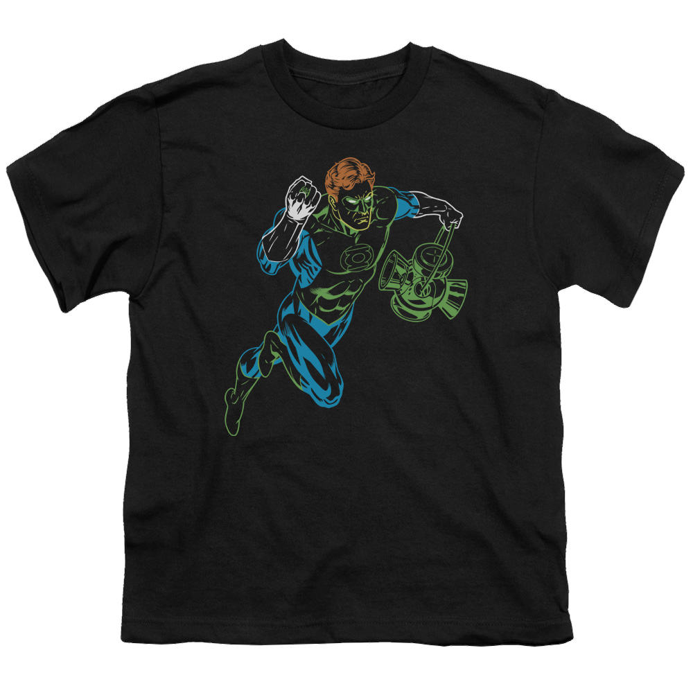 Green Lantern Neon Lantern - Kid's T-Shirt Kid's T-Shirt (Ages 4-7) Green Lantern   