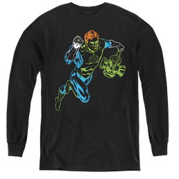 Green Lantern Neon Lantern - Youth Long Sleeve T-Shirt Youth Long Sleeve T-Shirt Green Lantern   